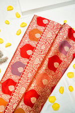 Handwoven Rangkat Kadhwa Banarasi Katan Silk Saree