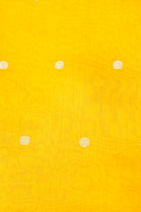 Designer Mustard Yellow Moonga Silk Suit