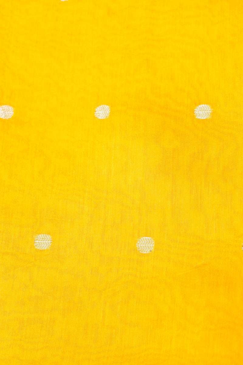 Designer Mustard Yellow Moonga Silk Suit