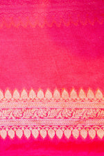 Handwoven Rangkat Banarasi Khaddi Georgette Saree