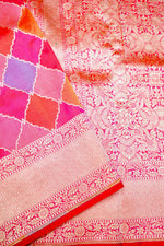 Handwoven Rangkat Banarasi Katan Silk Saree