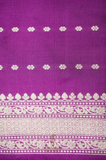 Handwoven Grey Banarasi Katan Silk Saree