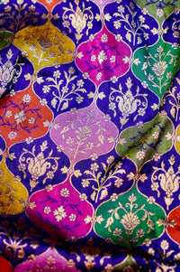 Handwoven Rangkat Banarasi Katan Silk Saree