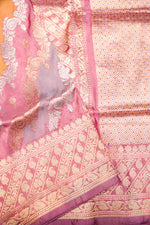 Handwoven Rangkat Kadhwa Banarasi Katan Silk Saree