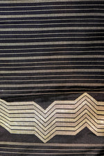 Handwoven Black Brown Kadhwa Banarasi Katan Silk Saree