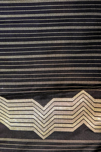 Handwoven Black Brown Kadhwa Banarasi Katan Silk Saree