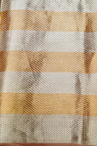 Handwoven Onion Pink Banarasi Tissue Silk Saree
