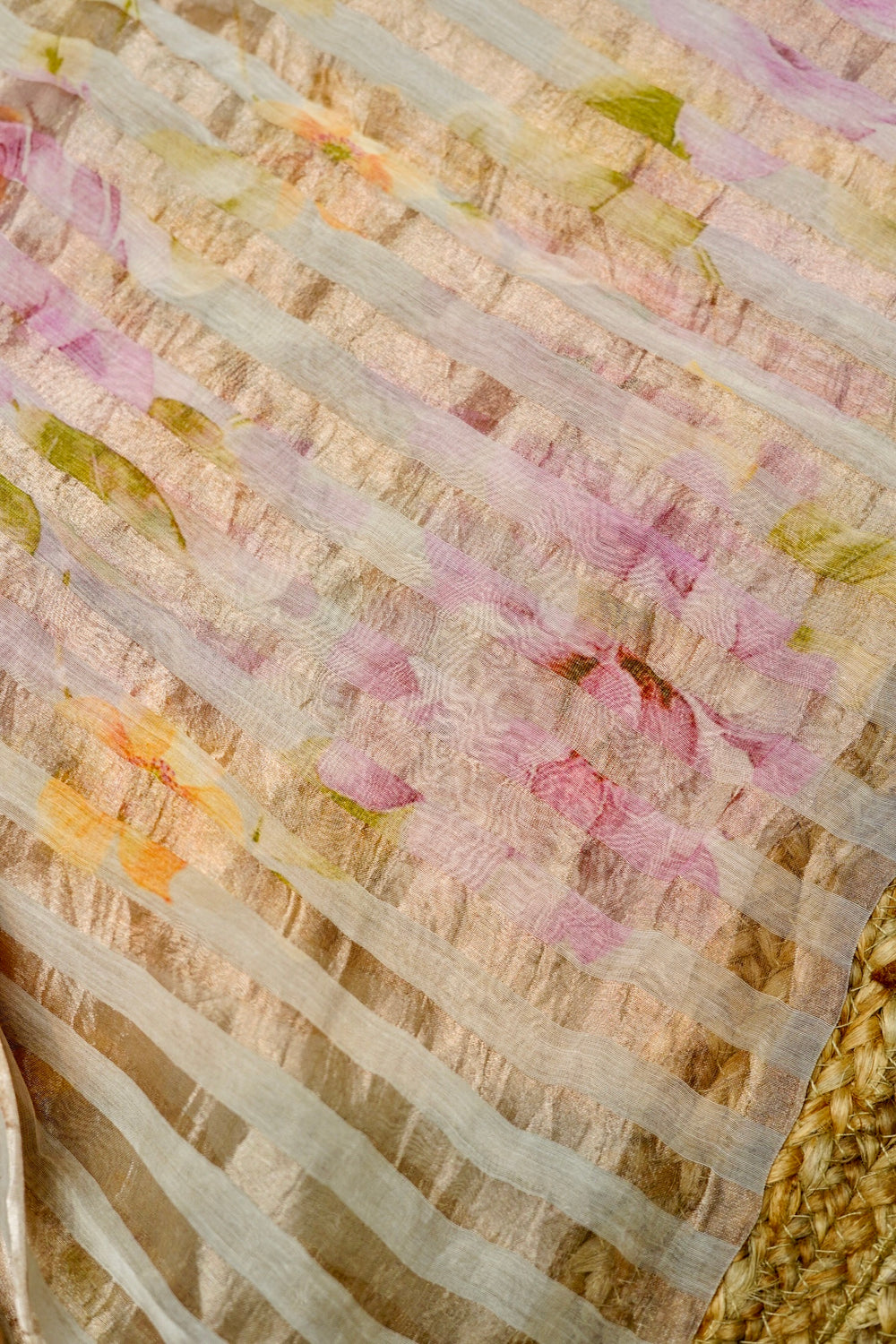 Designer Cream Moonga Silk Suit