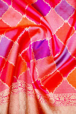 Handwoven Rangkat Banarasi Katan Silk Saree