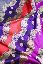 Handwoven Rangkat Kadhwa Banarasi Katan Silk Saree