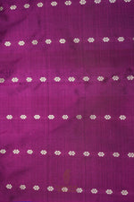 Handwoven Purple Motif Banarasi Katan Silk Saree