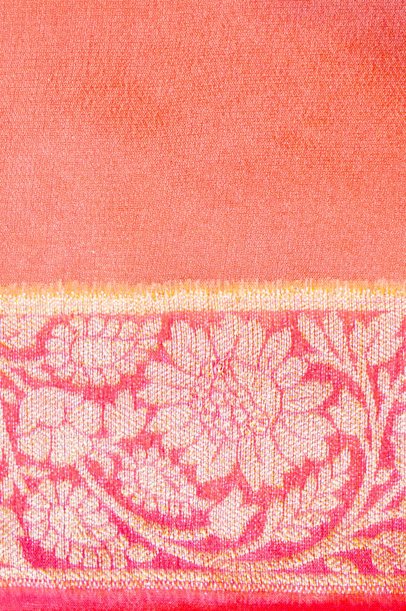Handwoven Rangkat Banarasi Khaddi Georgette Saree