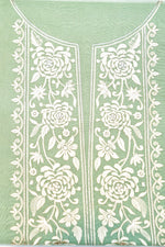 Designer Sea Green Organza Silk Suit