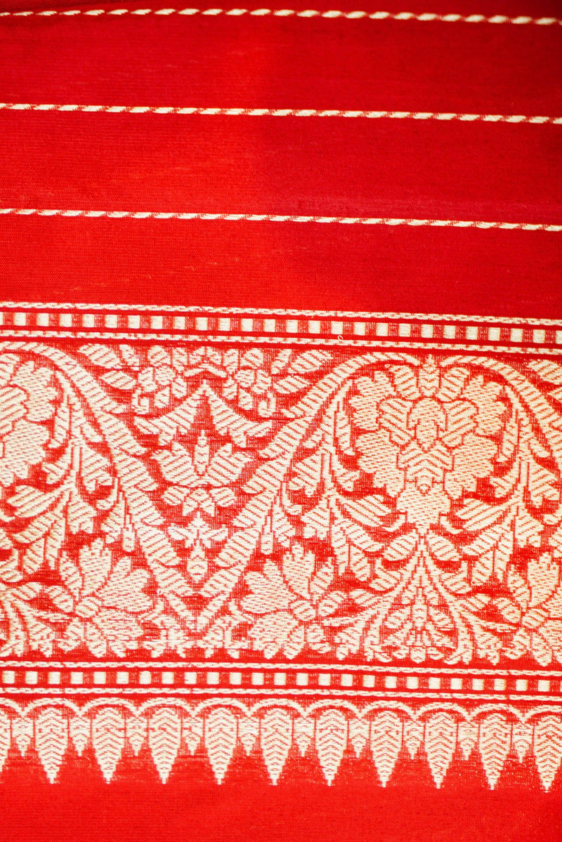 Handwoven Rangkat Kadhwa Banarasi Katan Silk Saree