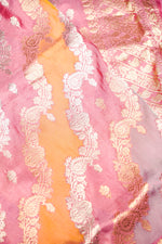 Handwoven Rangkat Kadhwa Banarasi Katan Silk Saree