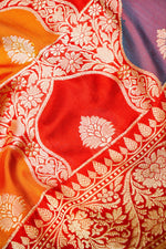 Handwoven Rangkat Kadhwa Banarasi Katan Silk Saree