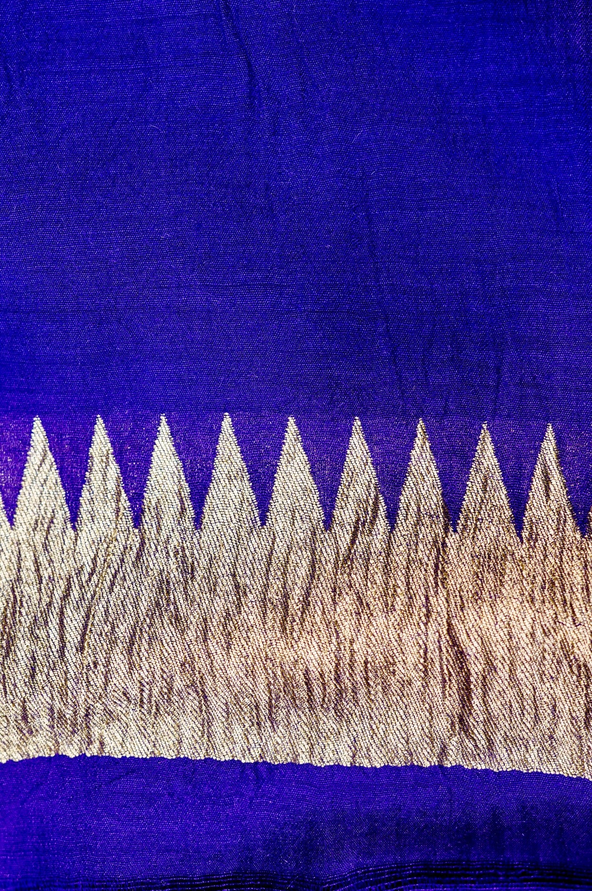 Handwoven Purple Banarasi Moonga Silk Saree