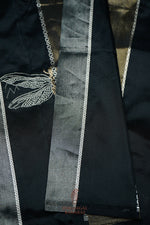 Handwoven Black Banarasi Tissue Katan Silk Saree