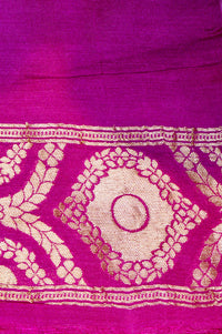 Handwoven Off White Banarasi Moonga Silk Saree