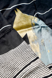 Handwoven Black Kadhwa Banarasi Katan Silk Saree