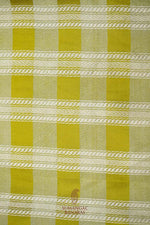 Handwoven Mustard Yellow Banarasi Mashru Silk Saree