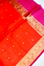 Designer Red Raw Silk Suit