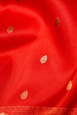 Handwoven Red Banarasi Organza Saree