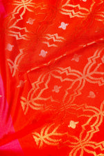 Handwoven Rangkaat Banarasi Soft Silk Saree