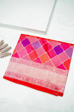 Handwoven Rangkat Banarasi Katan Silk Saree