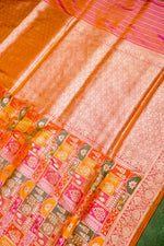 Handwoven Rangkat Banarasi Katan Silk Saree