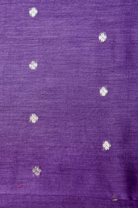 Designer Purple Moonga Silk Suit