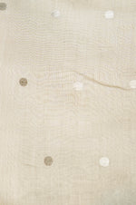 Designer Cream Moonga Silk Suit