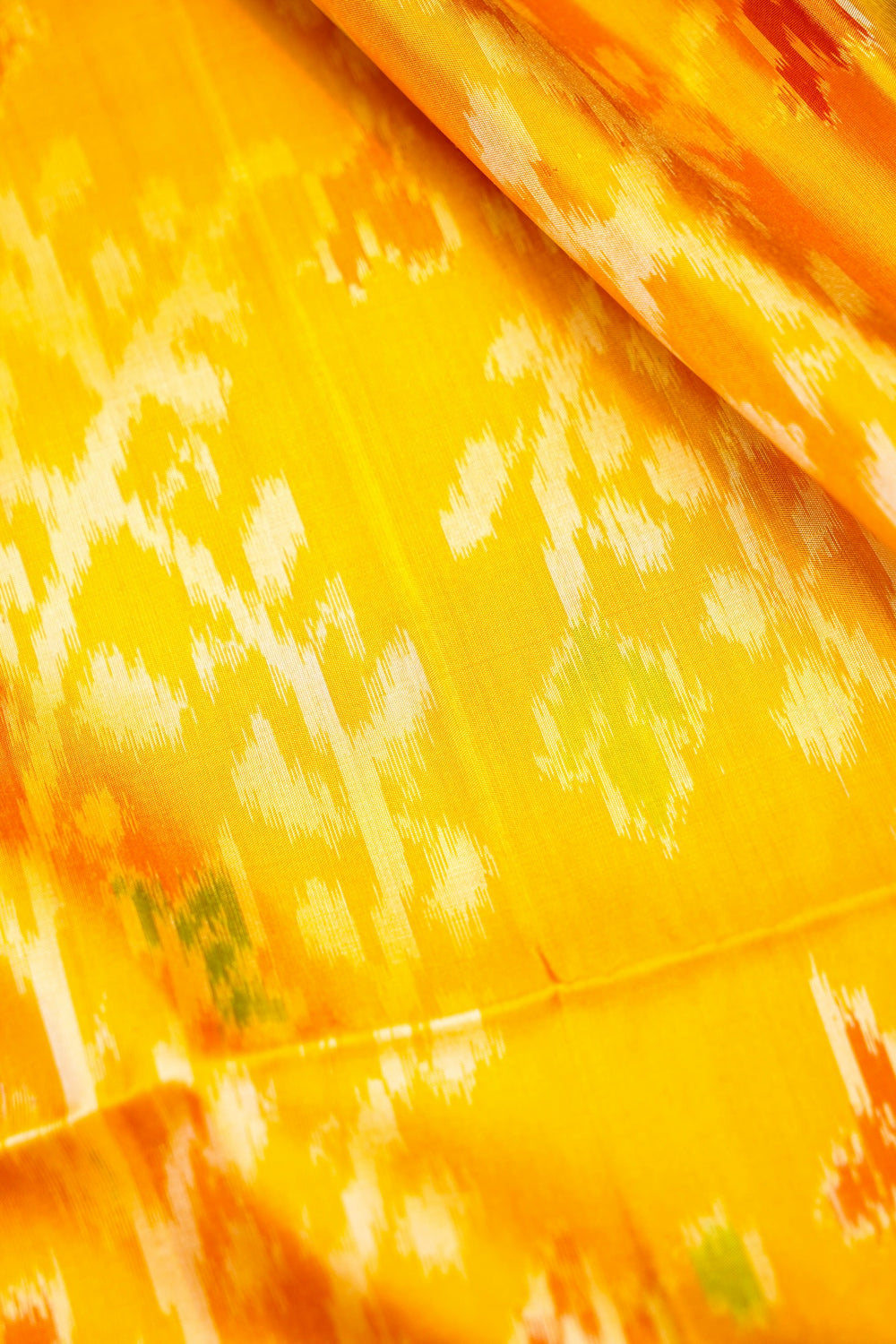 Handwoven Yellow Banarasi Soft Silk Saree