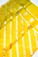 Designer Mustard Yellow Moonga Silk Suit