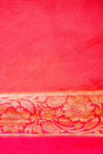 Handwoven Rangkat Banarasi Khaddi Georgette Saree