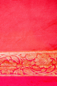 Handwoven Rangkat Banarasi Khaddi Georgette Saree