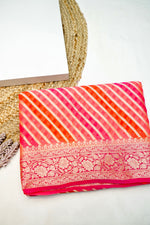 Handwoven Rangkat Banarasi Khaddi Georgette Saree
