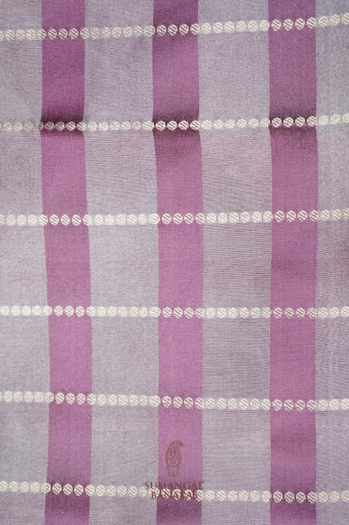 Handwoven Onion Pink Banarasi Mashru Silk Saree