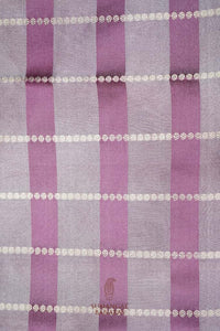 Handwoven Onion Pink Banarasi Mashru Silk Saree