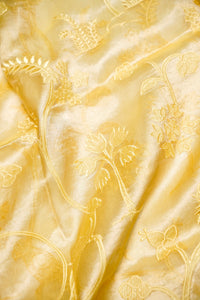 Designer Light Green  Organza Silk Suit