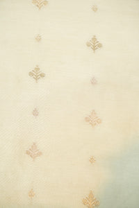 Designer Cream Chanderi Silk Suit