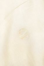 Handwoven Off White Banarasi Moonga Silk Saree