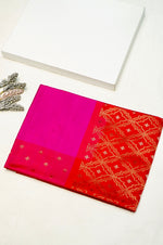 Handwoven Rangkaat Banarasi Soft Silk Saree