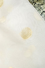 Handwoven Off White Banarasi Organza  Saree