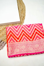 Handwoven Rangkat Banarasi Khaddi Georgette Saree