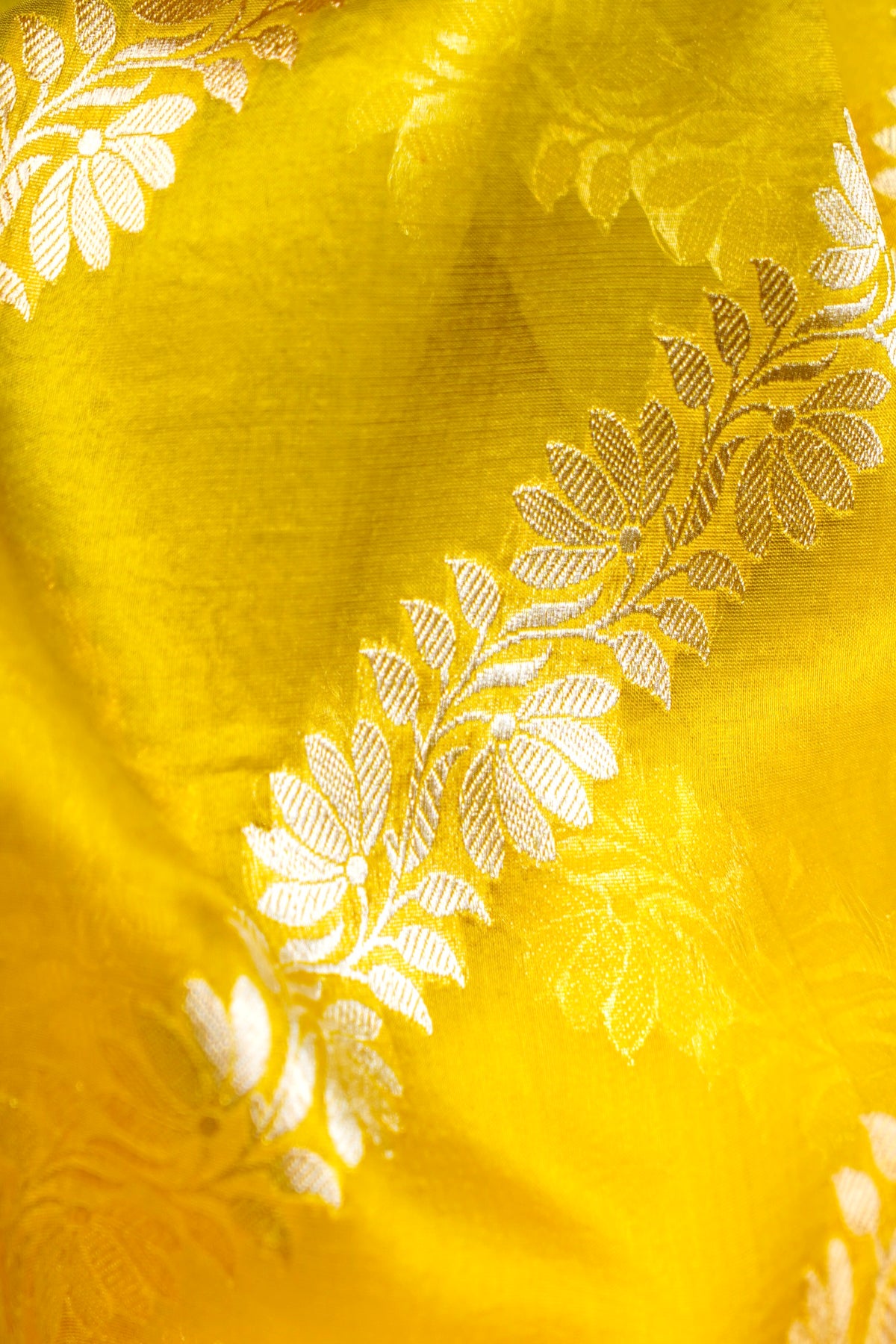 Designer Mustard Yellow Moonga Silk Suit