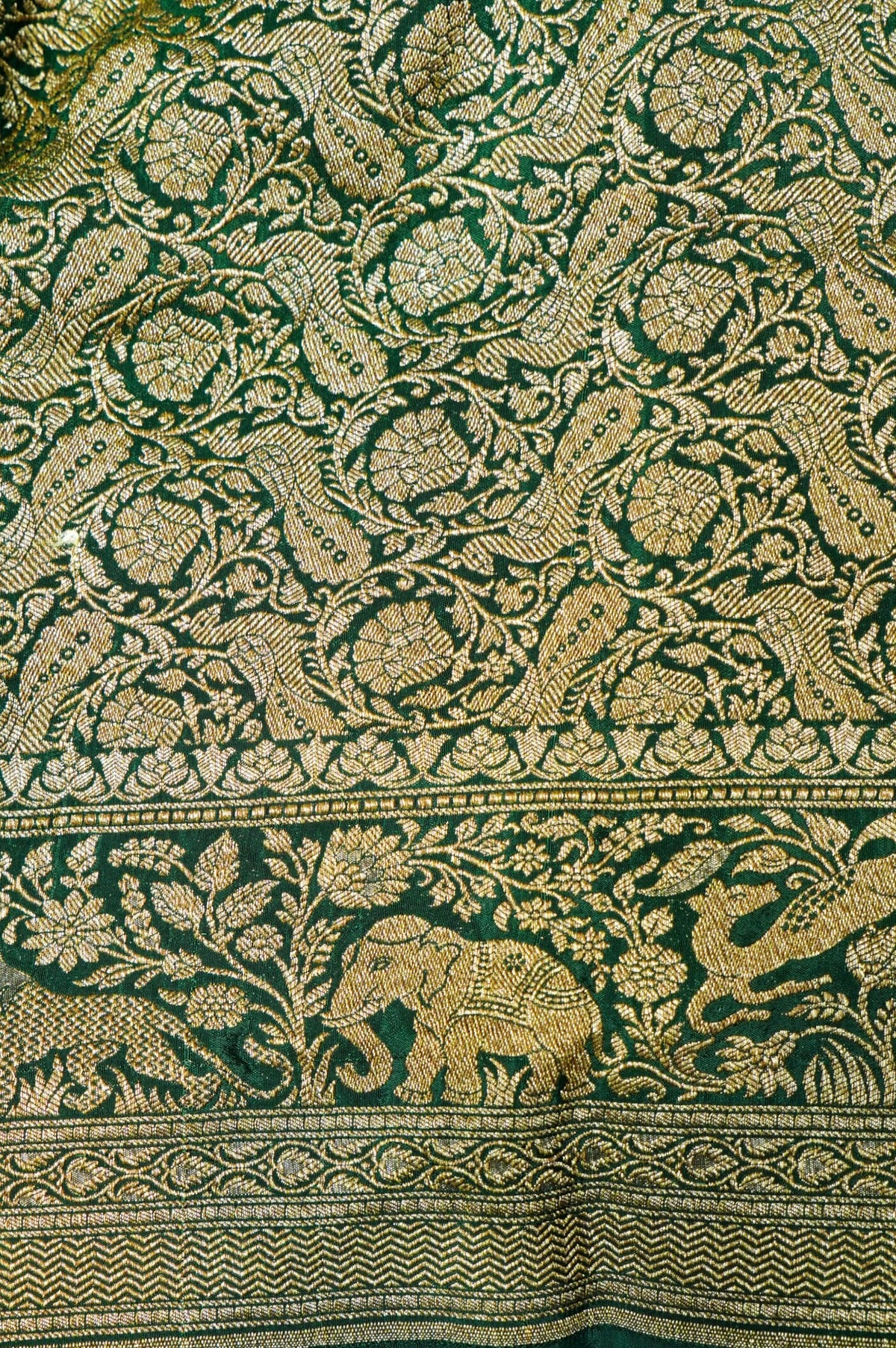 Handwoven Pink Banarasi Crepe Khaddi Saree