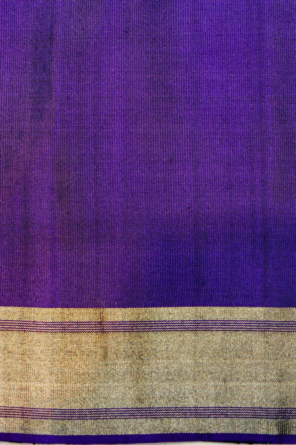 Handwoven Purple Banarasi Soft Silk Saree