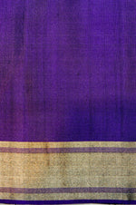 Handwoven Purple Banarasi Soft Silk Saree