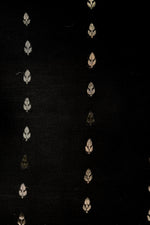 Designer Black Moonga Silk Suit